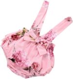 Shiningbaby Baby Girl Summer Fly Sleeve Bloomers T-Shirt Top and Strap Jumpsuit Outfit Grey, 12-18 Months - Image 4