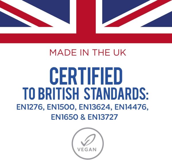 80% Alcohol Hand Sanitiser Rub - 3x 500ml - Kills 99% Bacteria, Germs - Sanitizer - Image 7