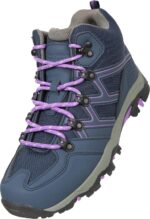Mountain Warehouse Oscar Kids Walking Boots – Suede Footwear with Sturdy Grip, Padded Ankles & Strong Outsole – For Spring Summer Travelling, Hiking, Camping - Image 5