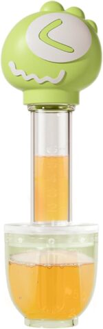 Dreuhuing Kids Medicine Syringe, Portable Silicone Liquid Medicine Dispenser, Kids Medicine Droppers, Anti-Choking Baby Medicine Syringe for Both Babies & Newborns