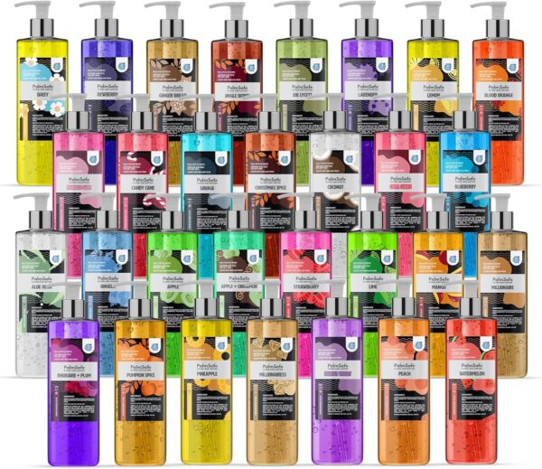 Palm Safe Blueberry Alcohol Hand Sanitiser 500 ml Pump Bottle - Image 9