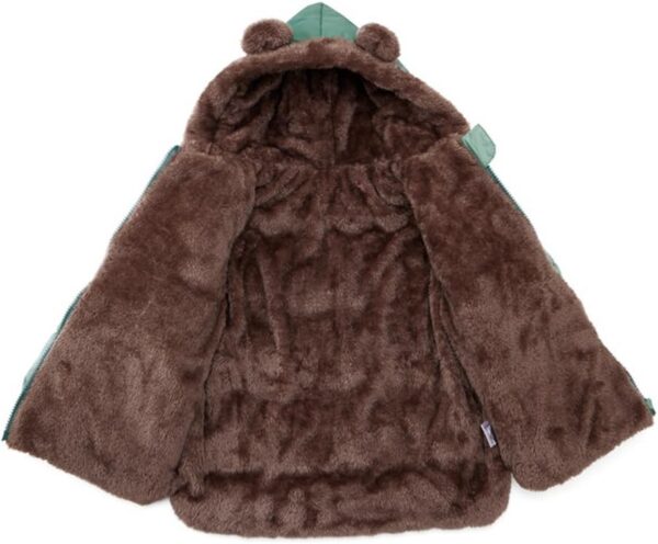 LIKCAISA Kids Boys Girls Winter Coats Hooded Down Thicken Jackets with Cute Ear Toddler Baby Boys Girls Warm Fleece Coat Kids Baby Winter Clothes - Image 5