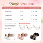 Sonsage Infant Baby Girls Bowknot Mary Jane Toddler PU Leather Soft Sole Princess Wedding Dress First Walking Flats Prewalker Newborn Ballet Shoes - Image 6
