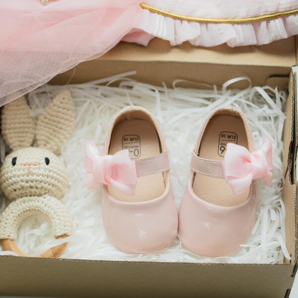 Sonsage Infant Baby Girls Bowknot Mary Jane Toddler PU Leather Soft Sole Princess Wedding Dress First Walking Flats Prewalker Newborn Ballet Shoes - Image 7