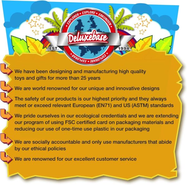 Jumbo Playset - Shark from Deluxebase. Large Animal Figures Toy Set. Bag of large shark toys including a Great White Shark and Whale Shark. Perfect shark toys for boys and girls - Image 9