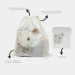 bistyle Baby Bodysuits Vests I Organic Cotton Short Sleeve Bodysuit for Boys and Girls Newborn Pack of 5 I Infant Toddlers Bodysuit in Cloth Bag - Image 6