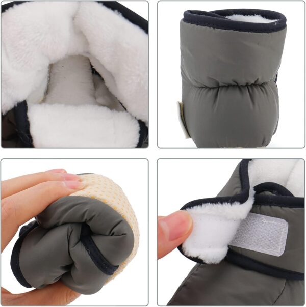 LACOFIA Baby Boys Girls Anti-Slip Soft Sole Winter Warm Slipper Boots Infant Crib Shoes - Image 3