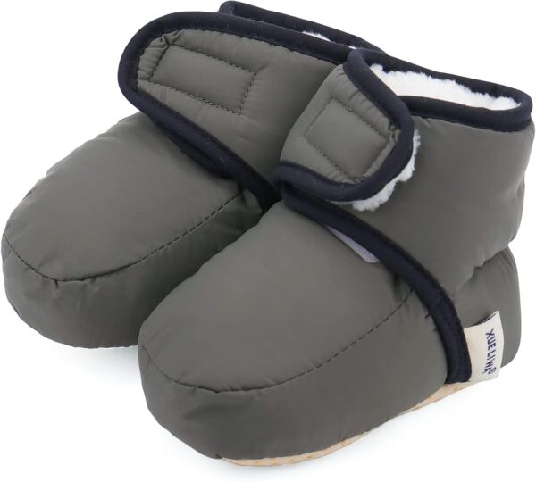 LACOFIA Baby Boys Girls Anti-Slip Soft Sole Winter Warm Slipper Boots Infant Crib Shoes - Image 6