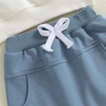 PanLidapan Toddler Baby Boy Outfit Clothes Long Sleeve Letter Print Pullover Jumper Sweatshirt Drawstring Trousers Set Fall Winter Tracksuit - Image 6