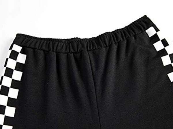 BOVOSHA Girls Clothes Set Kids Crop Top + Plaid Pants Outfits Tracksuit Hooded Sweatshirt Sweatpants 2 PC - Image 6