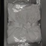 Lito Angels Baby Girls' Pearls Embroidered Baptism Christening Gown White Dress with Cape Bonnet Infant Size 0-12 Months CN009 - Image 8