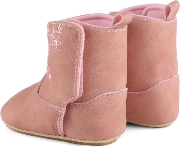 LACOFIA Baby Girls Winter Boots Infant Anti-Slip First Walking Shoes Prewalker Booties - Image 7