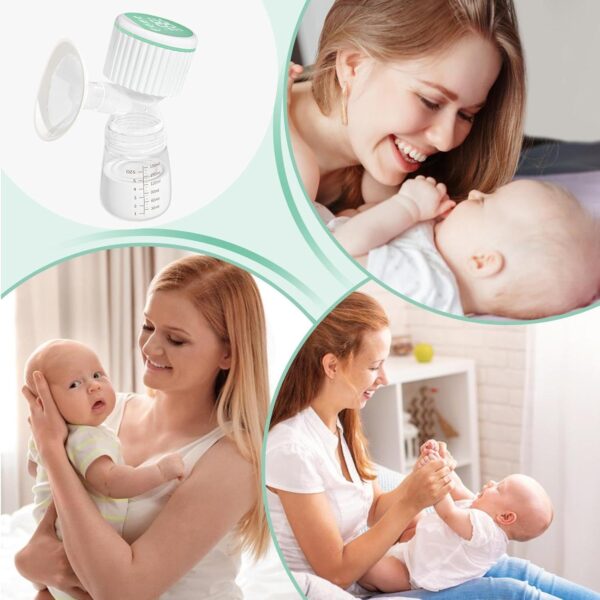 Breast Pump Electric, Breast Feeding Bottles, Milk Feeding Bottle, Double Pumping Capability Rechargeable and Portable Strong Suction Power for Female 6.5x20cm - Image 5