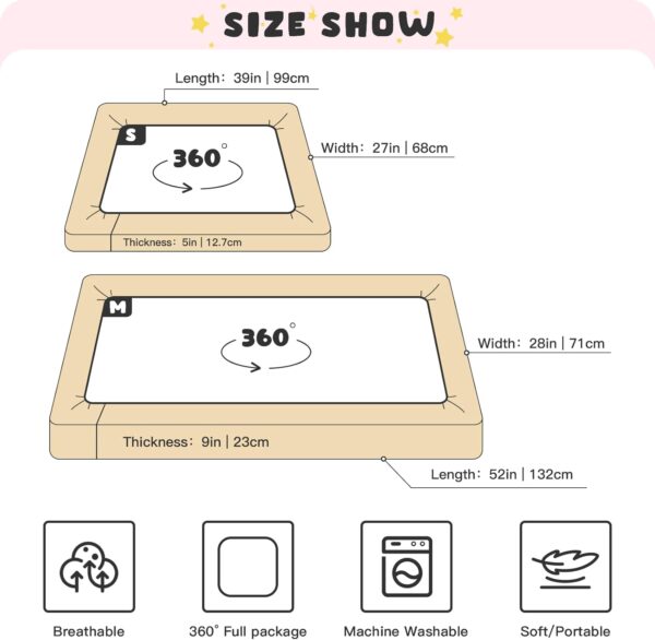 Kcldeci Baby Crib Sheets for Boys Girls Yellow Heavy Construction (2) Toddler Bed Sheets Playard Mattress N Play Sheets M - Image 4