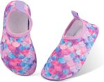 MASOCIO Kids Girls Boys Water Shoes Quick Dry Non-Slip Toddlers Aqua Socks for Beach Swimming Pool Surfing