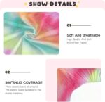 Kcldeci Baby Crib Sheets for Boys Girls Tie Dye Magic Toddler Bed Sheets Playard Mattress N Play Sheets S - Image 5