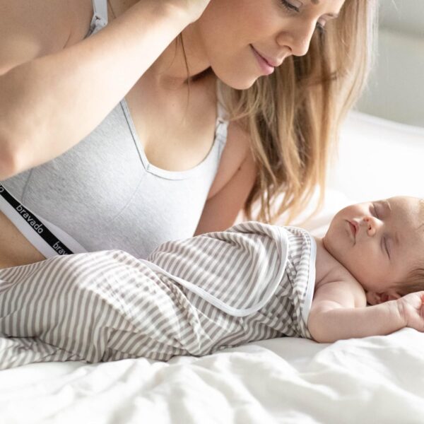 Bravado Designs Sustainable Full Cup Maternity & Nursing Bra | Original | Organic Cotton & Tencel™ Modal Blend | Wireless | DD/E - J Cup - Image 4