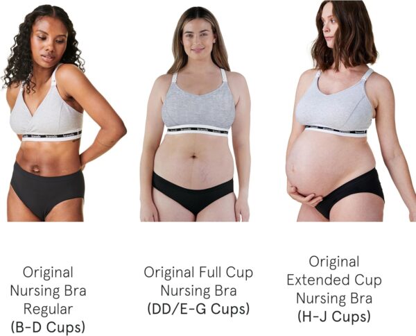 Bravado Designs Sustainable Full Cup Maternity & Nursing Bra | Original | Organic Cotton & Tencel™ Modal Blend | Wireless | DD/E - J Cup - Image 5