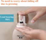 Pump Bottle Dispenser Holder, Hand Sanitizer Hanging Rack Wall Sticker Shower Gel Bottle Holder Shampoo Hand Sanitizer Hook, 4 Pack - Image 4