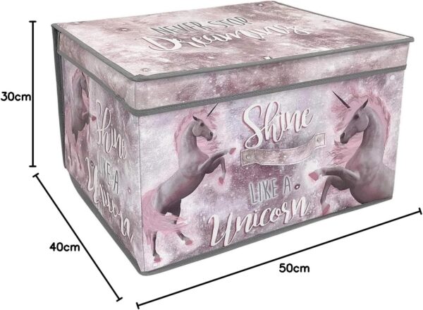 Country Club Unicorn Jumbo Storage Chest, Large 124022094 - Image 2