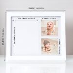 Baby Safe Hand and Footprint Frame Kit, 0-3 Years Newborn Boy & Girl, DIY Non-Sticky Clay Imprint Personalised Keepsake Gifts Milestone Baby Picture Frames Registry Nursery Decor Casting Kit - Image 4