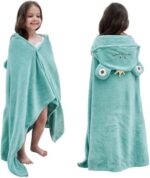 Fayscingo Baby Hooded Bath Towel Blanket Extra Large Infant Toddler Soft Warm Absorbent Bathrobe Swimming Shower Poncho Towel for Boys and Girls