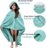 Fayscingo Baby Hooded Bath Towel Blanket Extra Large Infant Toddler Soft Warm Absorbent Bathrobe Swimming Shower Poncho Towel for Boys and Girls - Image 2
