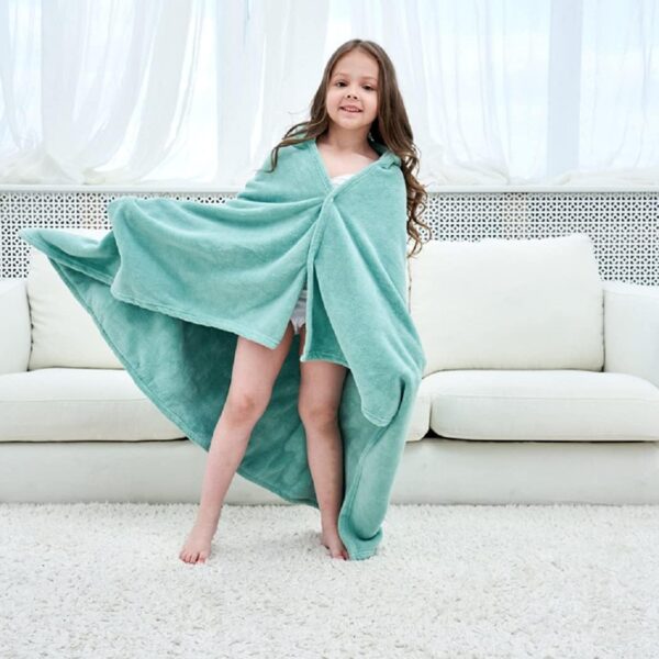 Fayscingo Baby Hooded Bath Towel Blanket Extra Large Infant Toddler Soft Warm Absorbent Bathrobe Swimming Shower Poncho Towel for Boys and Girls - Image 4