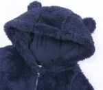 Cokbyavla Baby Girls Knitted Ruffle Long Sleeve Jumpsuit Toddler Boy Neutral Outfit Baby Ruffle Long Sleeve Jumpsuit Gender Neutral Baby Clothes Cat Teddy Bear Baby Showe - Image 5