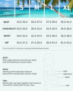 Charmo High Waisted Maternity Swimsuit Bikini Set Pregnancy Bathing Suits Push Up Two Piece Swimwear - Image 6