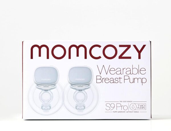 Momcozy S9 Pro Updated Wearable Breast Pump, Hands-Free, Longest Battery Life & LED Display, Portable Electric Breast Pump with 2 Modes & 9 Levels - 24mm (Gray, 2 Count) - Image 14