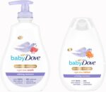 Baby Dove Calming Moisture Head to Toe Baby Wash 400 ml + Lotion 400ml