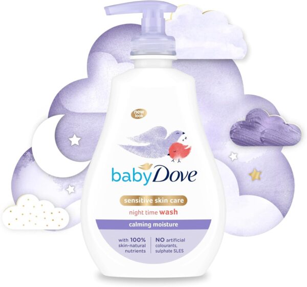 Baby Dove Calming Moisture Head to Toe Baby Wash 400 ml + Lotion 400ml - Image 7
