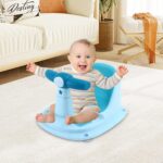 Baby Bath Seat, Baby Bath Chair with Anti-Slip Suction Cup and Backrest Support, Baby Bath Support Seat, Ergonomical Toddler Bath Seat for Baby, Sit Up Bath Seat for Baby 6 Months Plus - Image 2