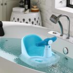 Baby Bath Seat, Baby Bath Chair with Anti-Slip Suction Cup and Backrest Support, Baby Bath Support Seat, Ergonomical Toddler Bath Seat for Baby, Sit Up Bath Seat for Baby 6 Months Plus - Image 3