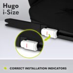 Lionelo Hugo i-Size Child Car Seat with ISOFIX & Belt Mount for Kids Group 2-3(100-150cm) Latest R129 Standard, 8 Level Headrest, Memory Foam, Armrests, Advanced Side Protection, Washable upholstry - Image 3