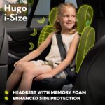 Lionelo Hugo i-Size Child Car Seat with ISOFIX & Belt Mount for Kids Group 2-3(100-150cm) Latest R129 Standard, 8 Level Headrest, Memory Foam, Armrests, Advanced Side Protection, Washable upholstry - Image 7