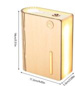 Book Shaped Mist Humidifier - Cool Mist Air Humidifier, Quiet Room Moisture Purifier | Usb Powered Bedroom Diffuser, Compact Air Purifier, Portable Book Design Humidifier for Home and offic - Image 7