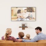 WALI Wall Mount Shelf, Holds Up to 10 kg, Wooden Floating TV Shelf DVD Shelf Projector Shelf Cable Box Shelf Router Shelf Game Shelf Media Shelf Living Room Shelf Wall Mount (CS201N), 1-Tier - Image 2