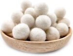 Felt Balls Pompoms DIY Wool Wool Felt Balls,Handmade DIY for Craft Dream Catcher Baby Moile Pompom Home Decor Nursery Party Props (White 1.5cm) - Image 5