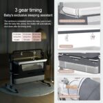 Electric Baby Swing And Bouncer For Infants - 3 In 1 Rocking Chair Cradle Bed with Music Player, Portable Rocker, 5 Gears Speed, 3 Gears Timing - Best Bedside Cribs For Infants To Toddler Unisex - Image 6