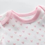 Chamie Baby Bodysuit Cotton Short Sleeve Vests for Newborn 5-Pack One-Piece Suit for Boy and Girl 0-12 Months… - Image 5