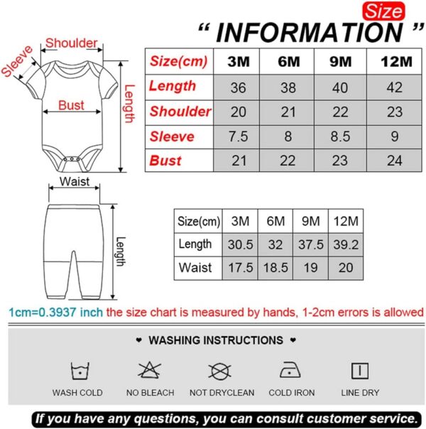 Chamie Baby Bodysuit Cotton Short Sleeve Vests for Newborn 5-Pack One-Piece Suit for Boy and Girl 0-12 Months… - Image 7