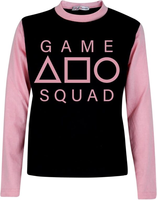 A2Z 4 Kids Girls Boys Game Squad Pyjamas Cosplay Sleepwear Children PJs 2 Piece Set Lounge Suit for Children Unisex Top Bottom Pyjamas Loungewear Dress Up Outfit Gifts for Children Age 2-13 Years - Image 2