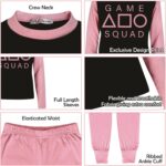 A2Z 4 Kids Girls Boys Game Squad Pyjamas Cosplay Sleepwear Children PJs 2 Piece Set Lounge Suit for Children Unisex Top Bottom Pyjamas Loungewear Dress Up Outfit Gifts for Children Age 2-13 Years - Image 5
