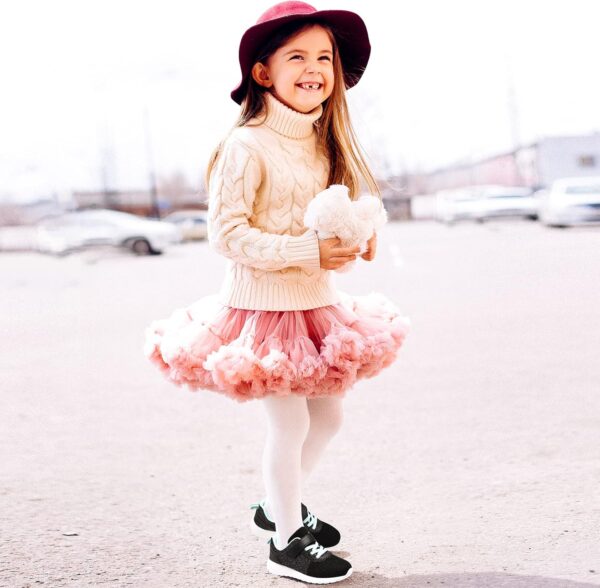 Girls Trainers Kids Athletic Shoes Toddlers Glitter Casual Lightweight Sneakers Sports Shoes Breathable Tennis Road Trail Running Shoes - Image 7