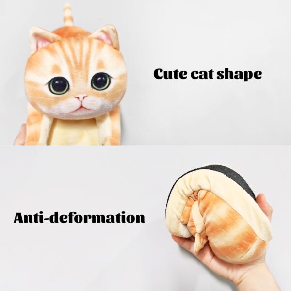 Openhahaha Kawaii Cat Slippers for Children, Men, Women, Warm Plush Winter Slippers, Animals, Soft, Comfortable - Image 3