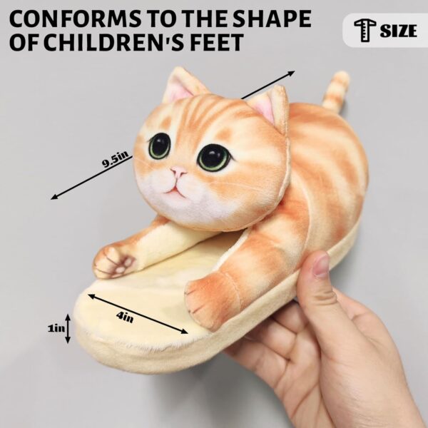 Openhahaha Kawaii Cat Slippers for Children, Men, Women, Warm Plush Winter Slippers, Animals, Soft, Comfortable - Image 6