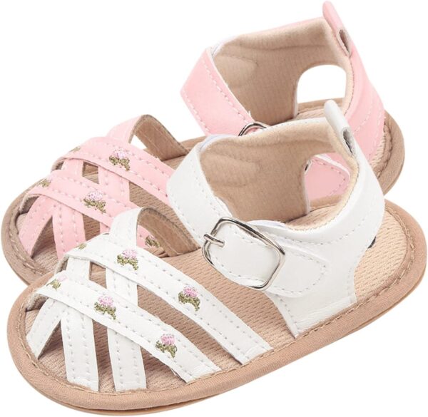 Kashyke Sandals Baby Boy 2 Years Summer Children Infant Toddler Shoes Girls Sandals Hollow Vamp Design Buckle Breathable And Comfortable Kids Sandals Girls Size 10 - Image 7