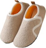 Cozozn Boys Girls Slippers Kids House Slippers Booties Indoor Shoes Easy Fasten Non Slip Sole
